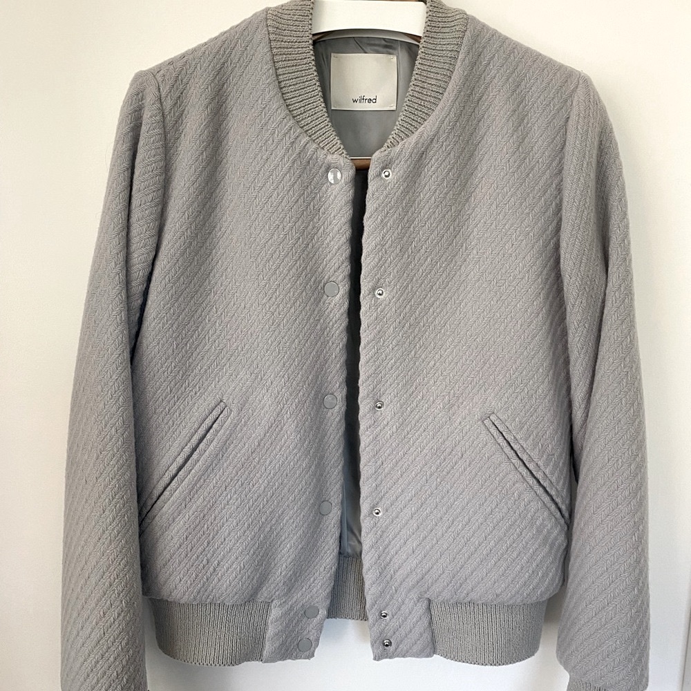 Arizia Wilfred Wool Bomber Jacket